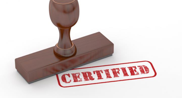 Certified Certified