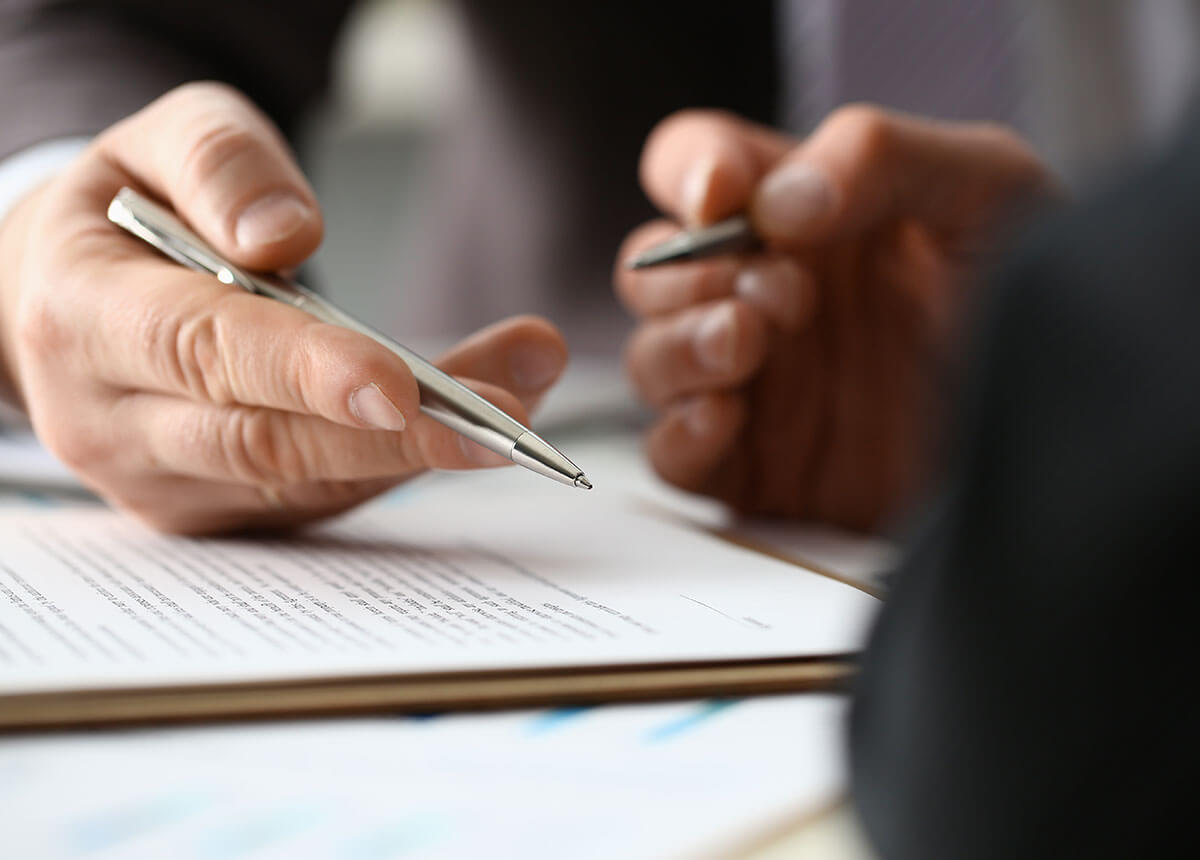 document handed document handed